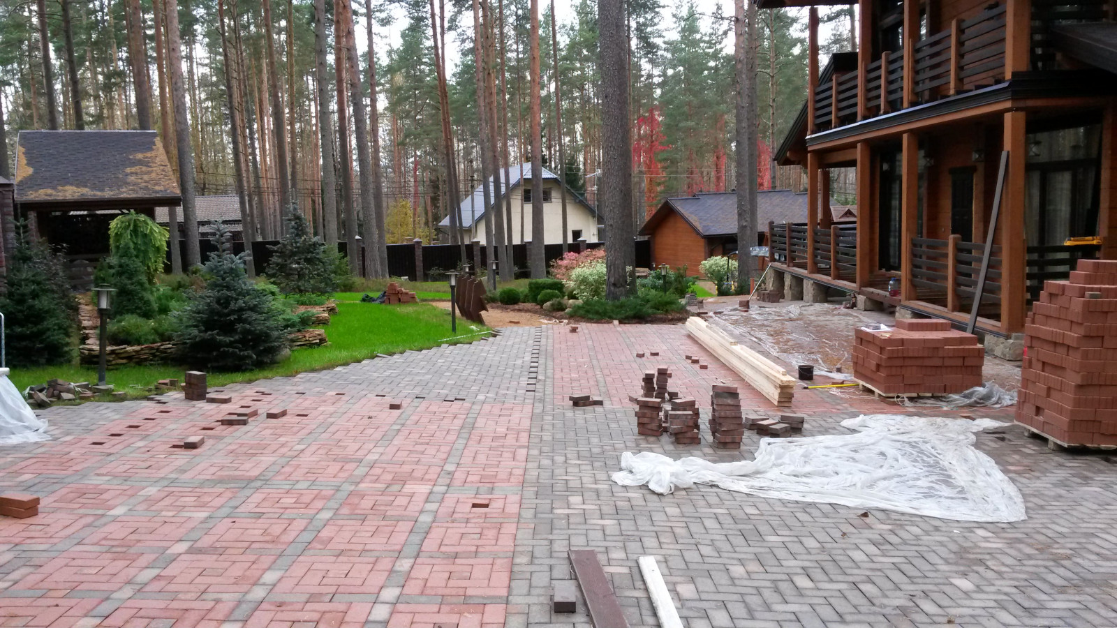 пос. Пушное фасад и благоустройство