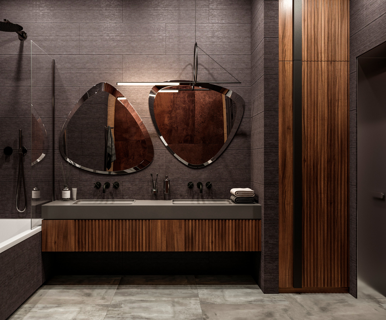 Стильный дизайн квартиры ЖК Редсайд