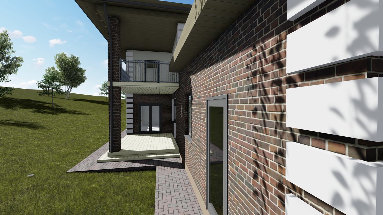 Двух этажный дом с гаражом на 2 машины