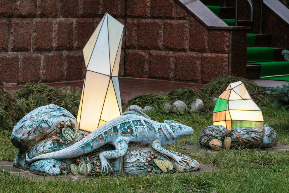 Парковая скульптура "Ящер"