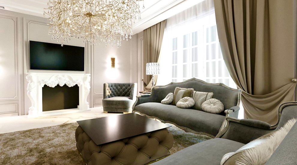 Классические решения интерьера частного дома в МО. Какой вариант интереснее?