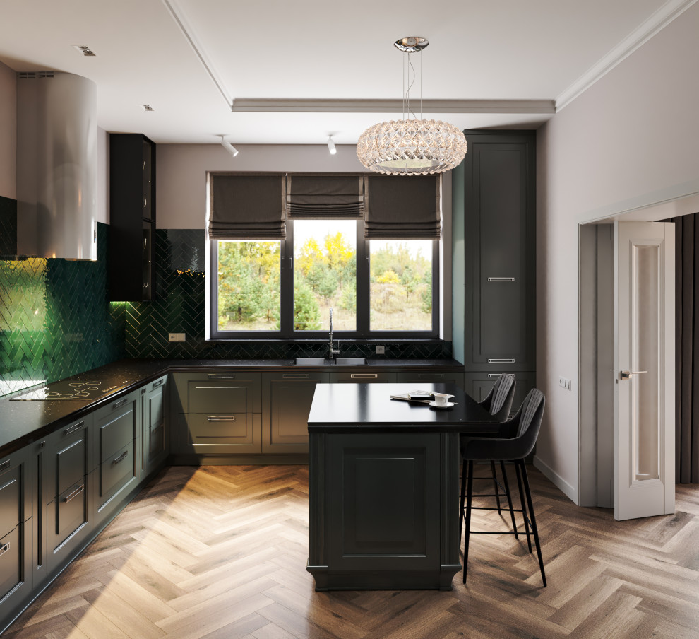 кухня в частном доме вариант 2