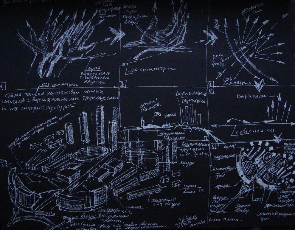 Обложка проекта: Размышление с карандашом - проекты общественных зданий