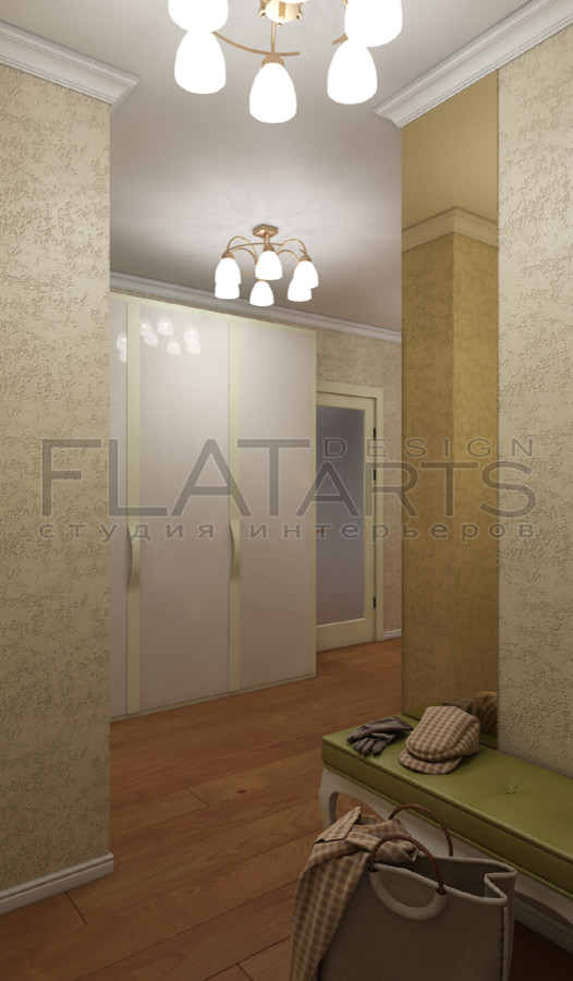 Дизайн 4х-квартиры 115кв.м.  в стиле фьюжн