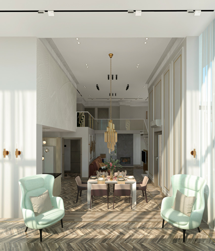 Двухуровневая квартира "Золотые блики" г.Москва