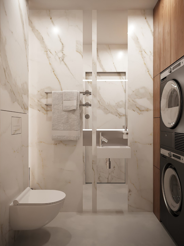 Квартира для молодого человека в современном стиле.