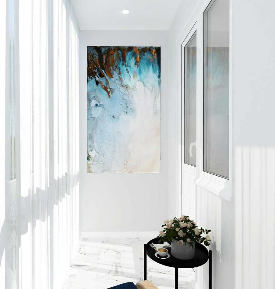 Дизайн-проект квартиры в районе Серебрянный берег г.Омск