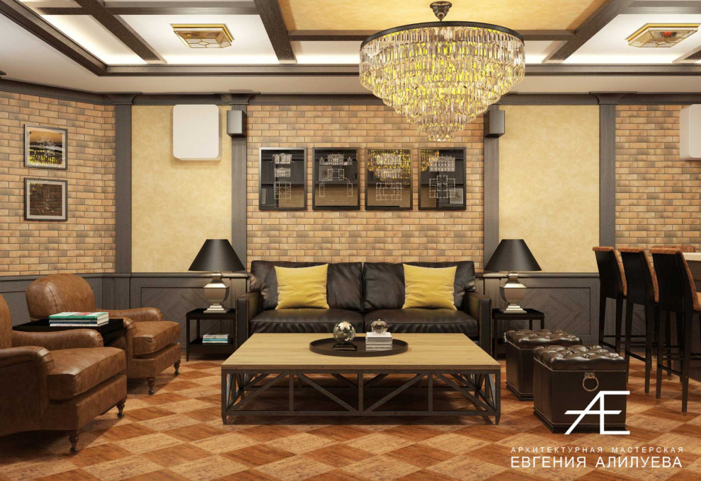 Комната отдыха в доме в пос, Сосновка