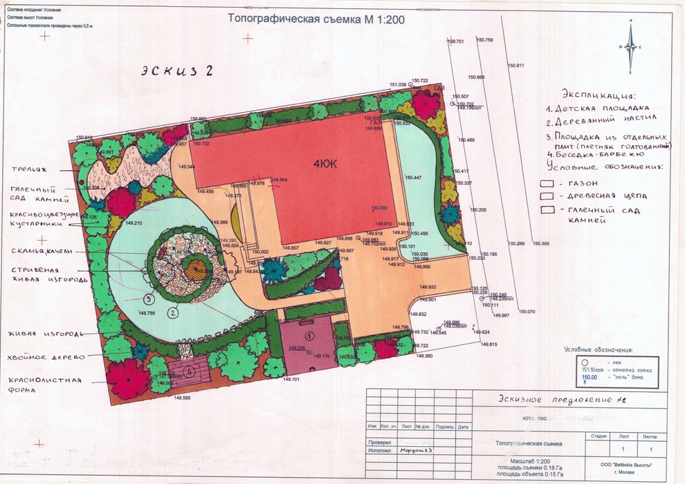 ландшафтный дизайн от эскиза к генплану