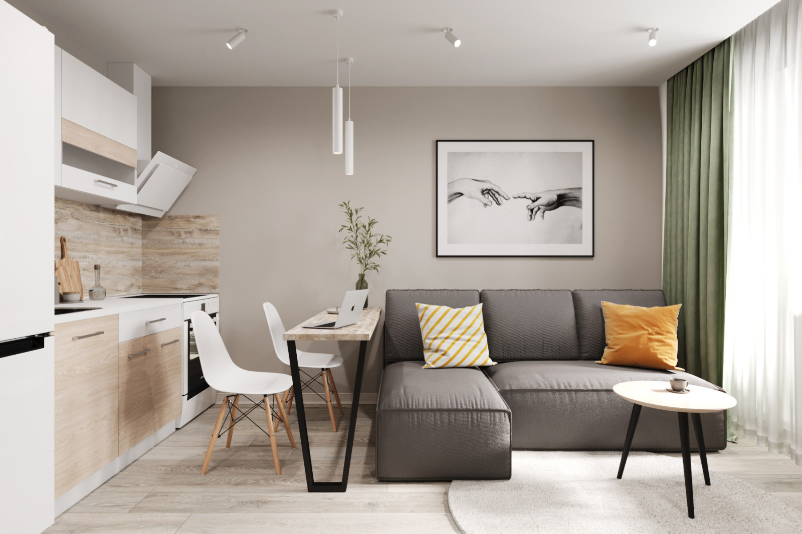 Кухня-гостиная