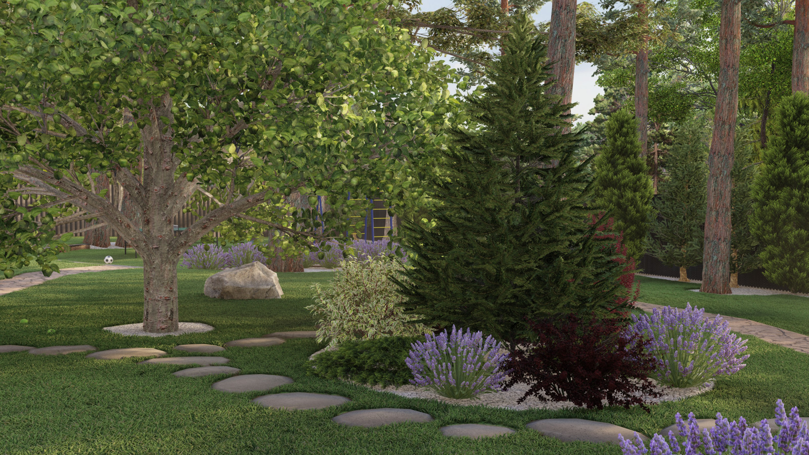 Ладншафтный дизайн в Московской области