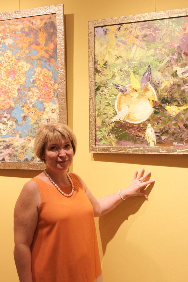 Выставка живописи "Подари мне сад ..."