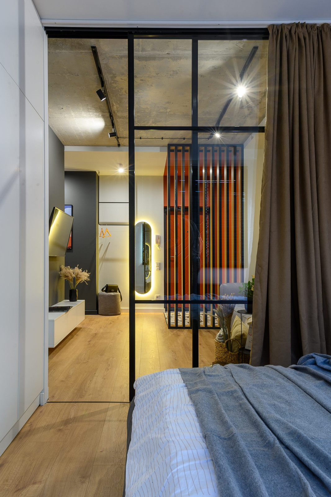 Зонирование в однокомнатной квартире