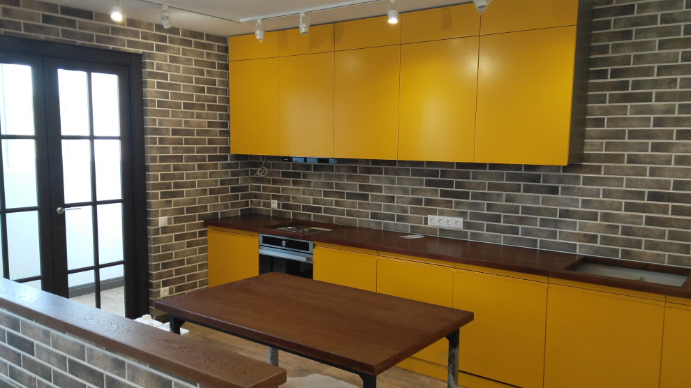 Обложка проекта: кухня в ЖК Университетский