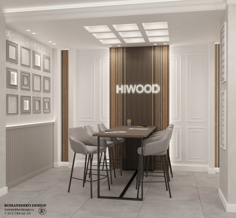 Дизайн выставочного зала магазина лепного декора "HIWOOD"