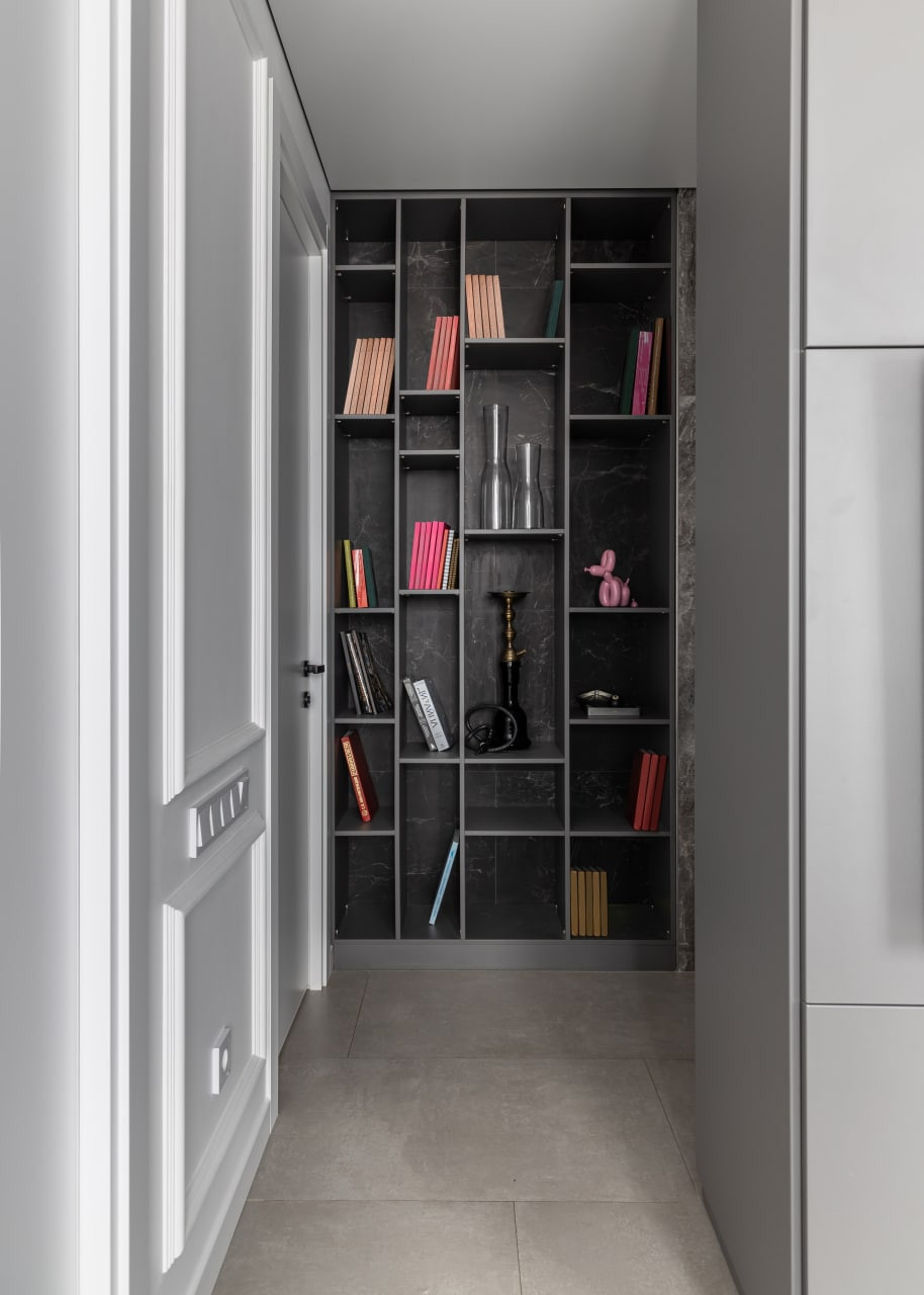 Квартира в серых тонах