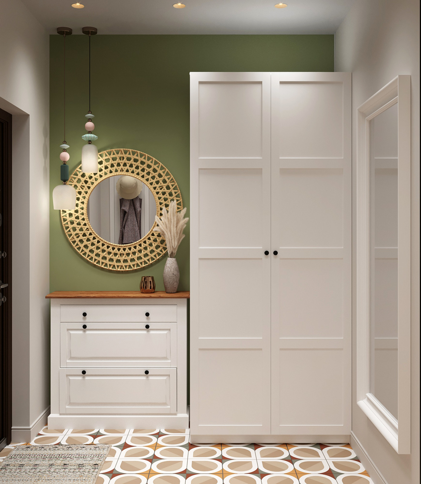 Реконструкция квартиры с существующей мебелью