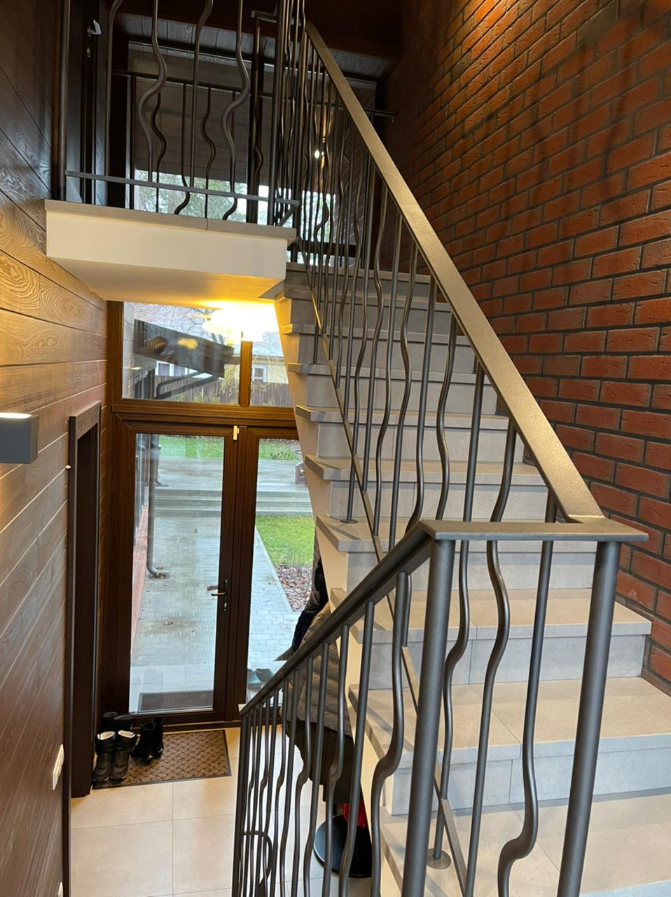 Лестница, кованое ограждение, фабрика Grande forge (Франция), коллекция "Рондо"