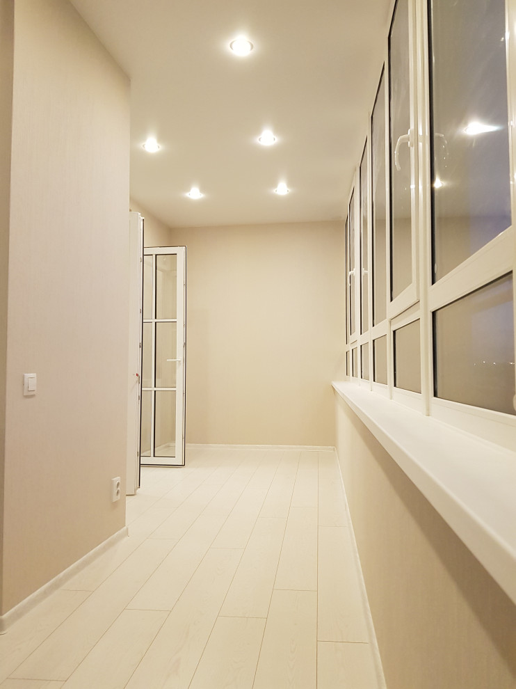 Отделка балкона под кабинет