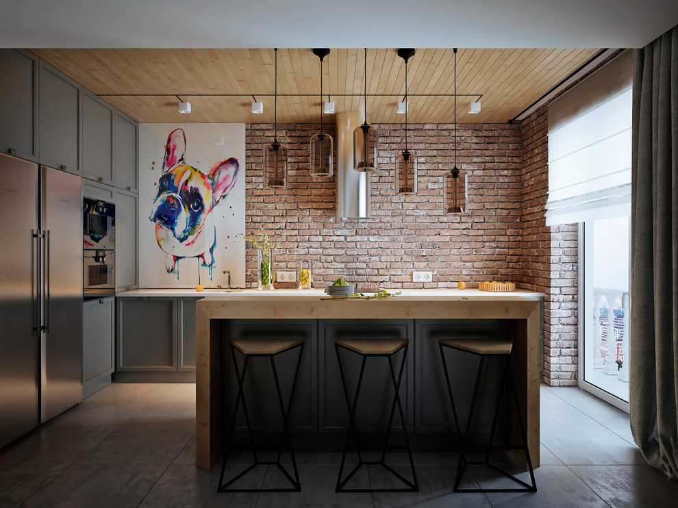 Квартира в стиле лофт