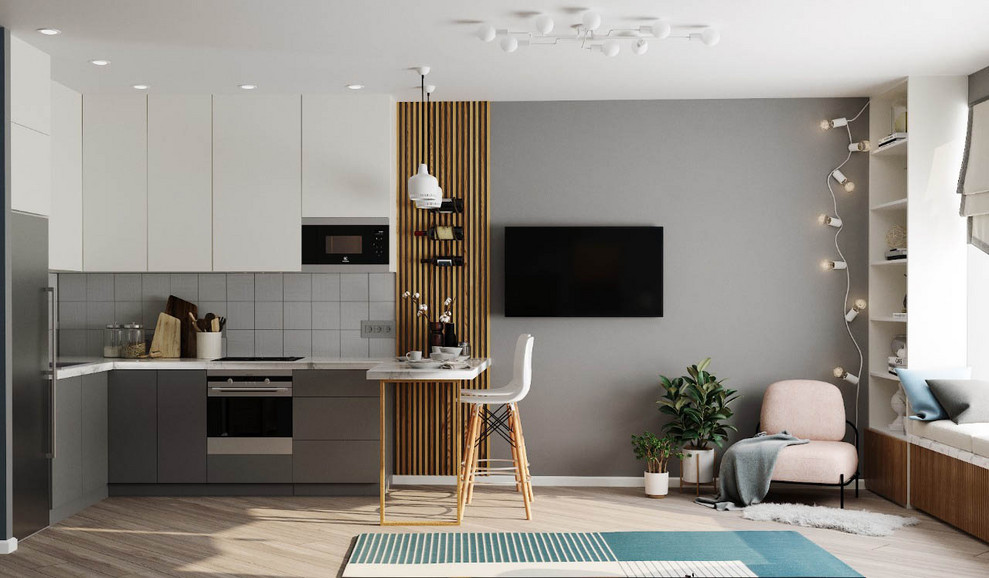 Проект интерьера ЖК "Стрела" Королев