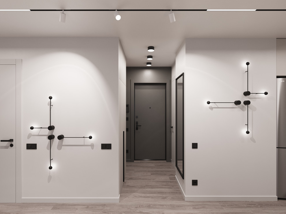 Дизайн-проект 2-х комнатной квартиры в сдержанном стиле