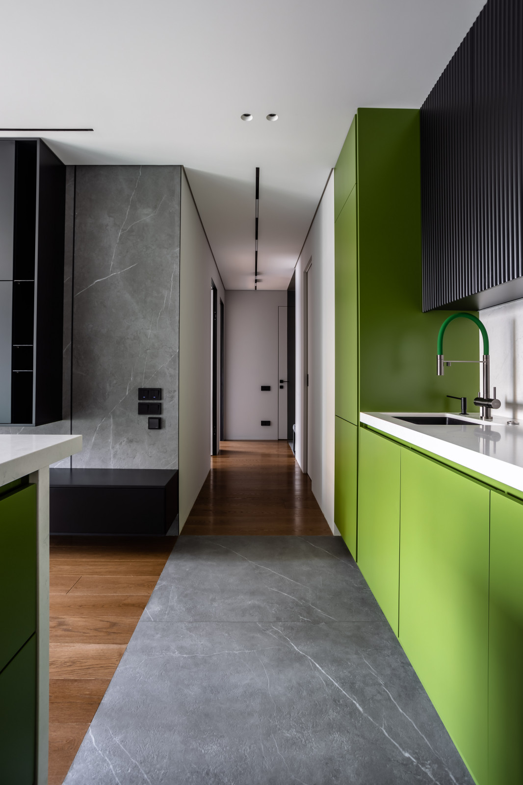 Современный интерьер квартиры 60 м2 в ЖК Академика Павлова 28