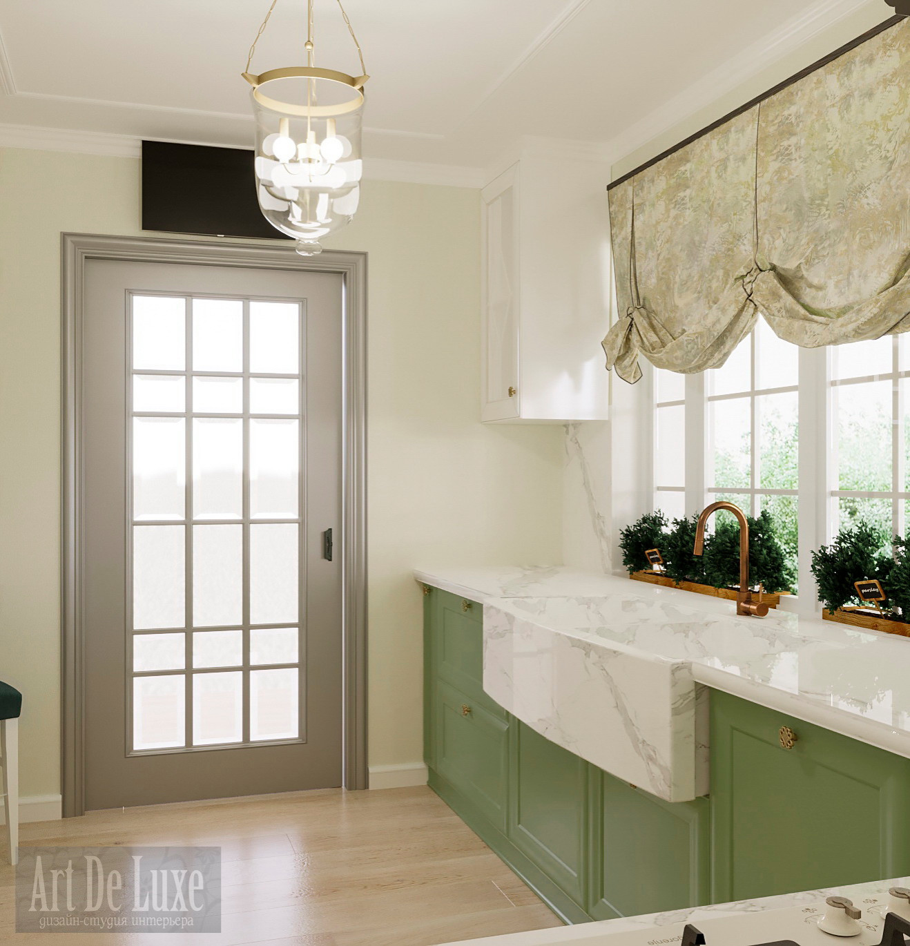 Кухня в частном доме, вариант 2