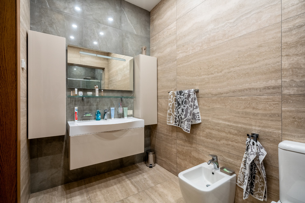 Деревянный дом с современном стиле