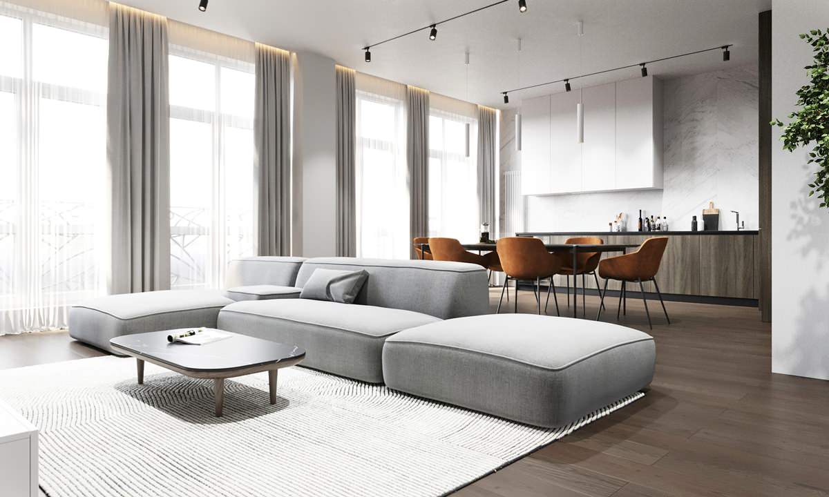 Обложка проекта: ЖК Level, 3 комнаты, 80 м²