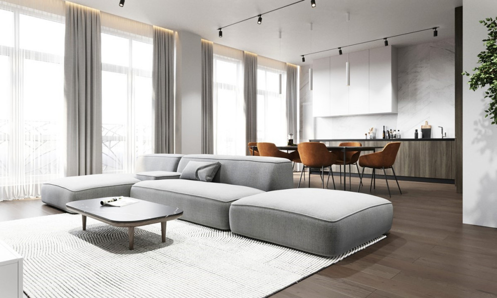 Обложка проекта: ЖК Level, 3 комнаты, 80 м²