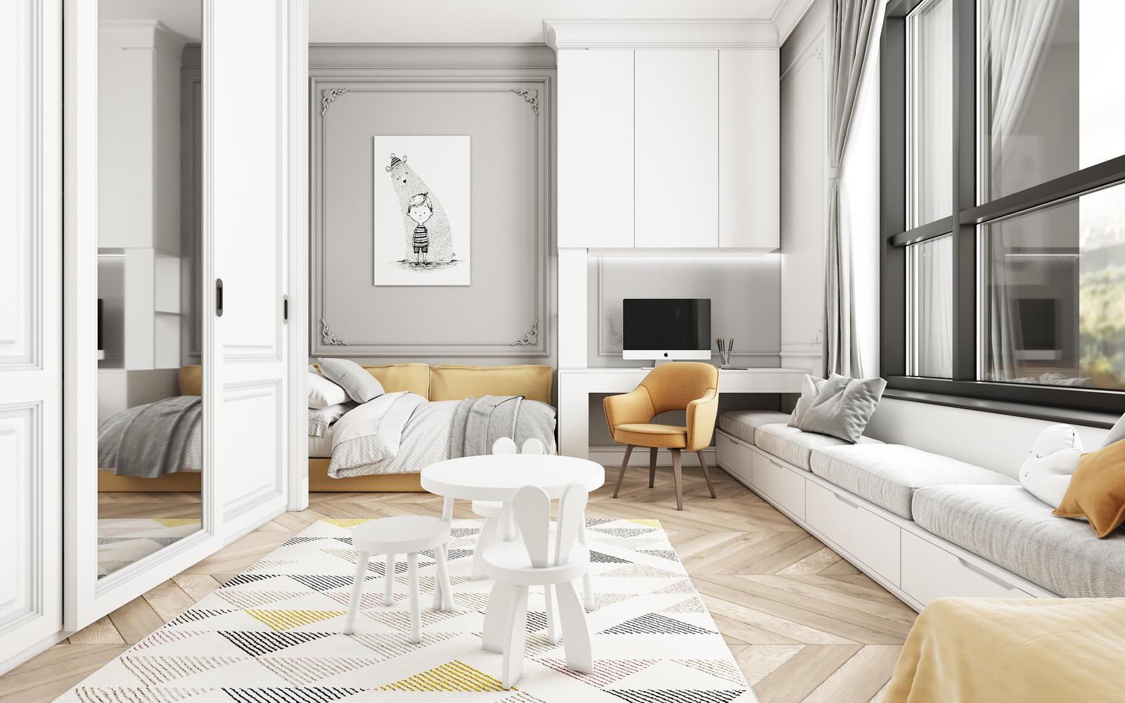 Дизайн интерьера: «Неоклассика в ЖК Суббота»