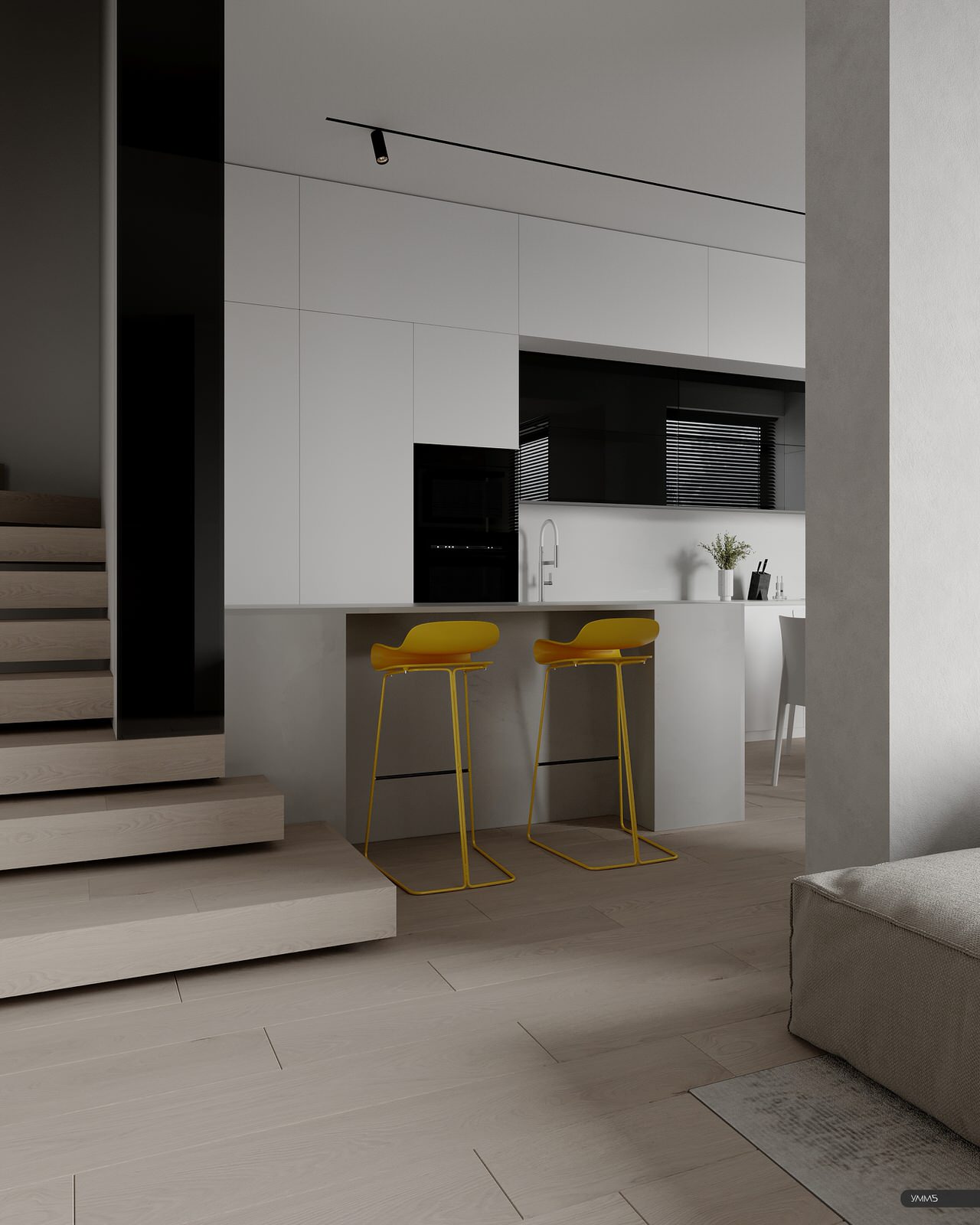 MIRA | Проект двухуровневой квартиры на проспекте Мира