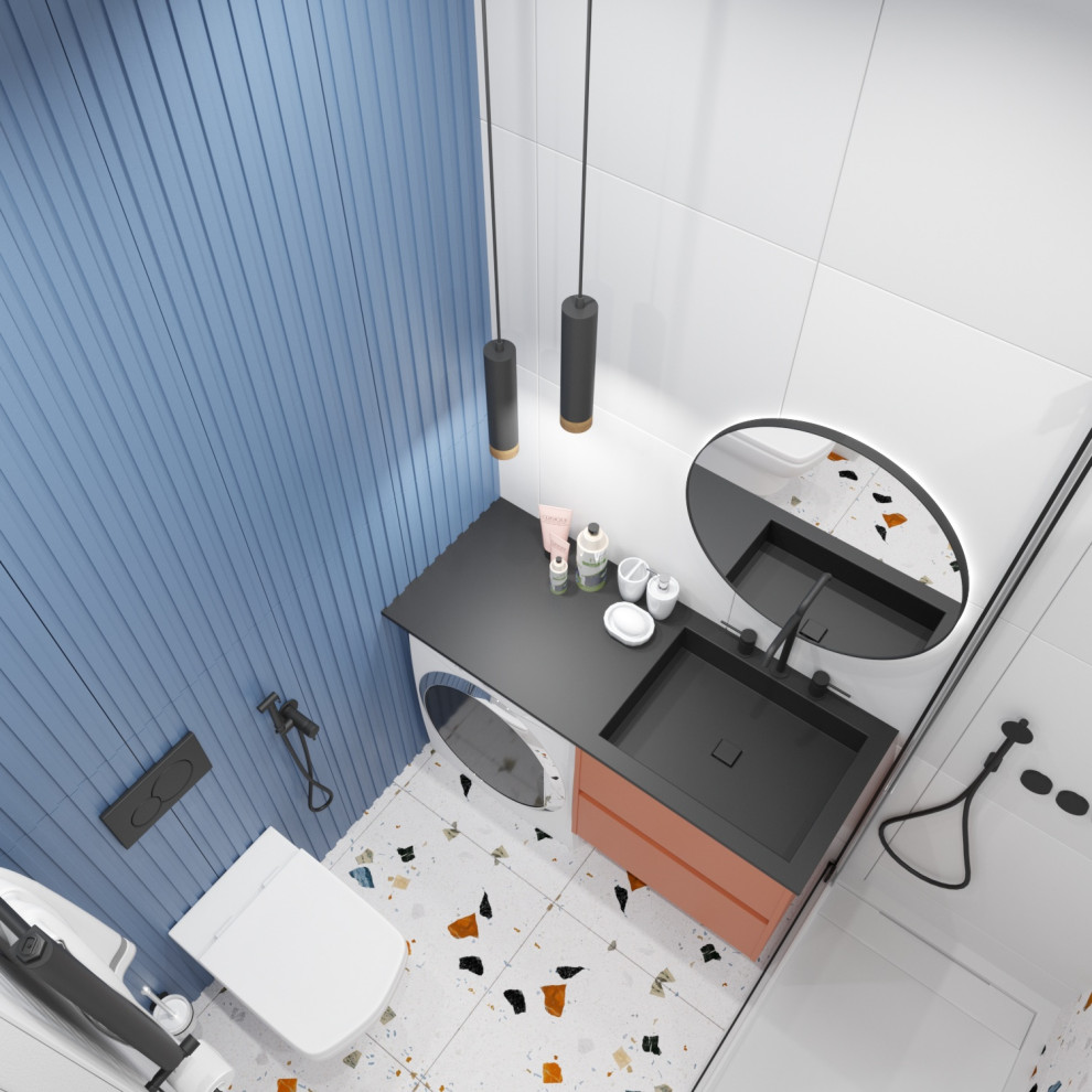 Дизайн интерьера однокомнатной квартиры 33 кв. м ЖК Дубрава