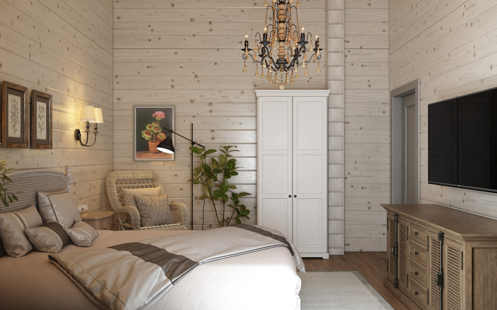 Загородный дом из бруса в Тверской области.