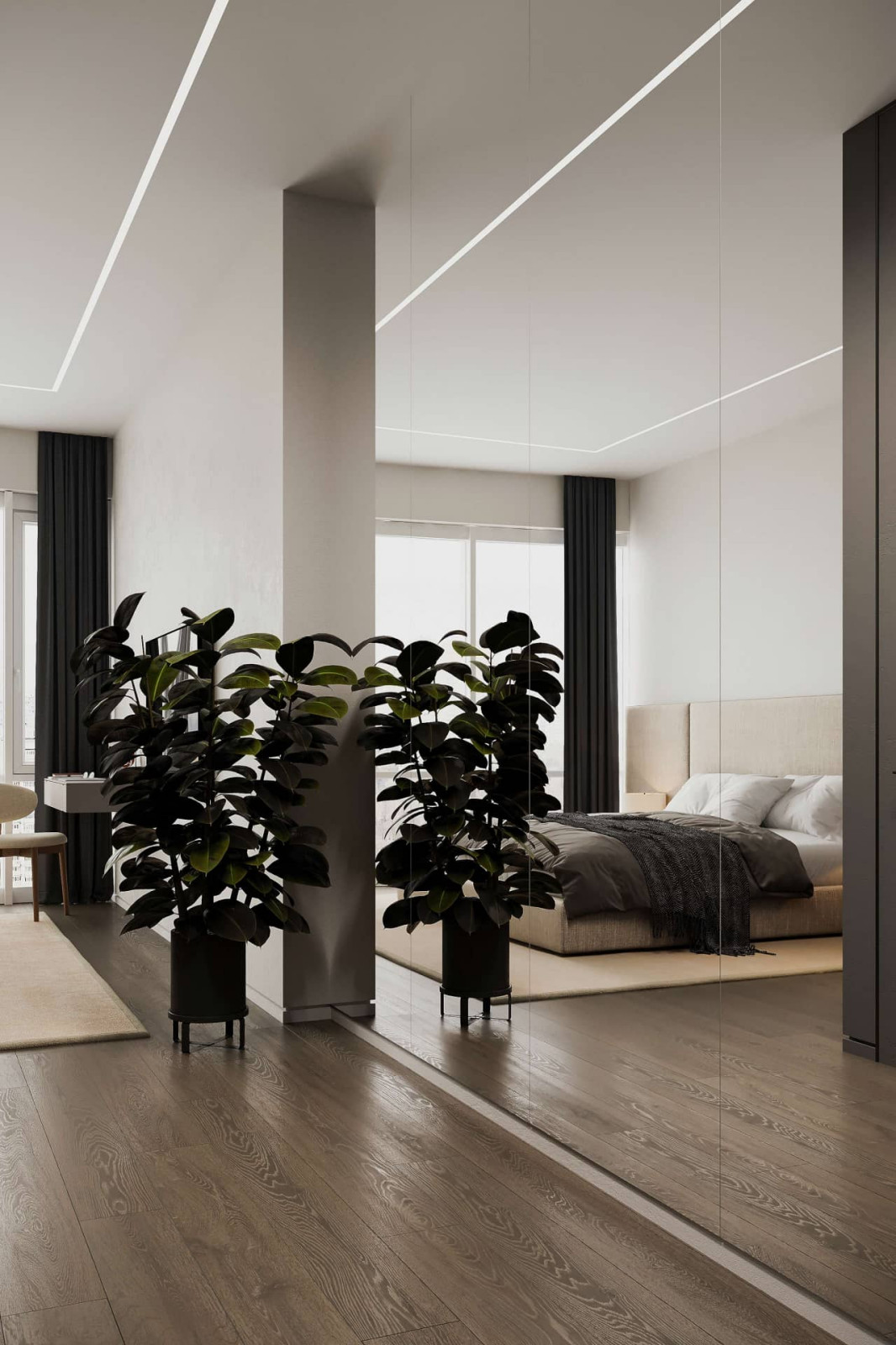 Дизайн и ремонт квартиры в ЖК «Кутузовская Ривьера» — Космос в городе