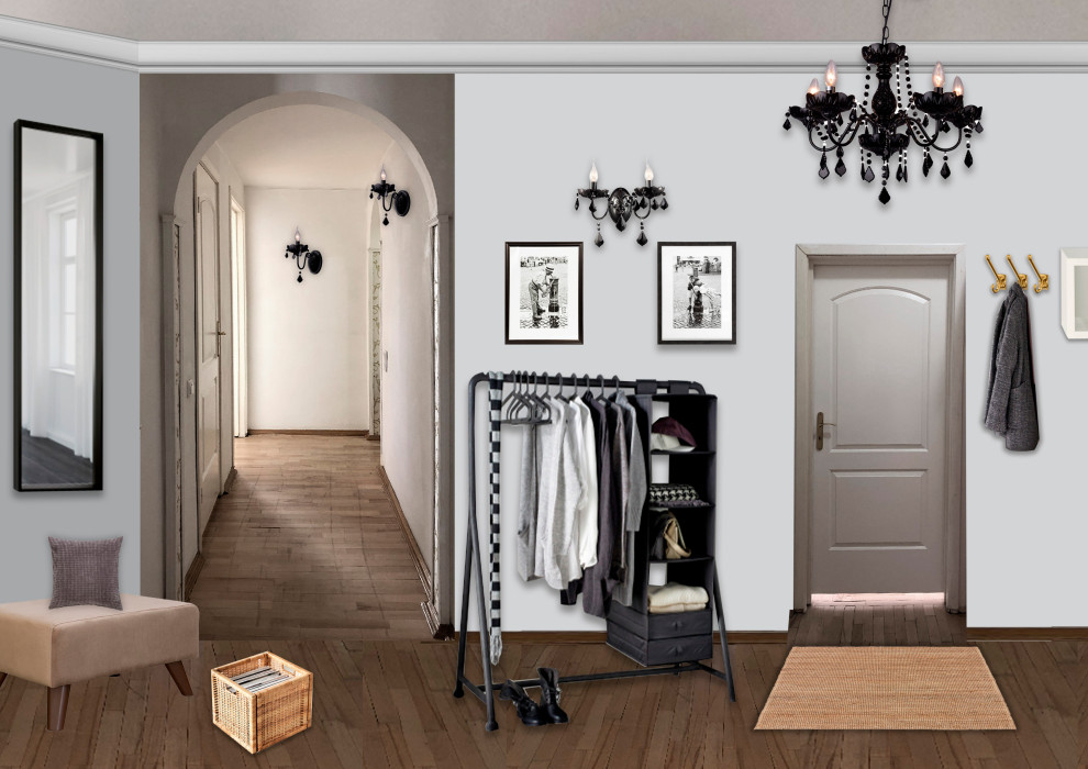 Декорирование квартира в центре Москвы под сдачу в посуточную аренду