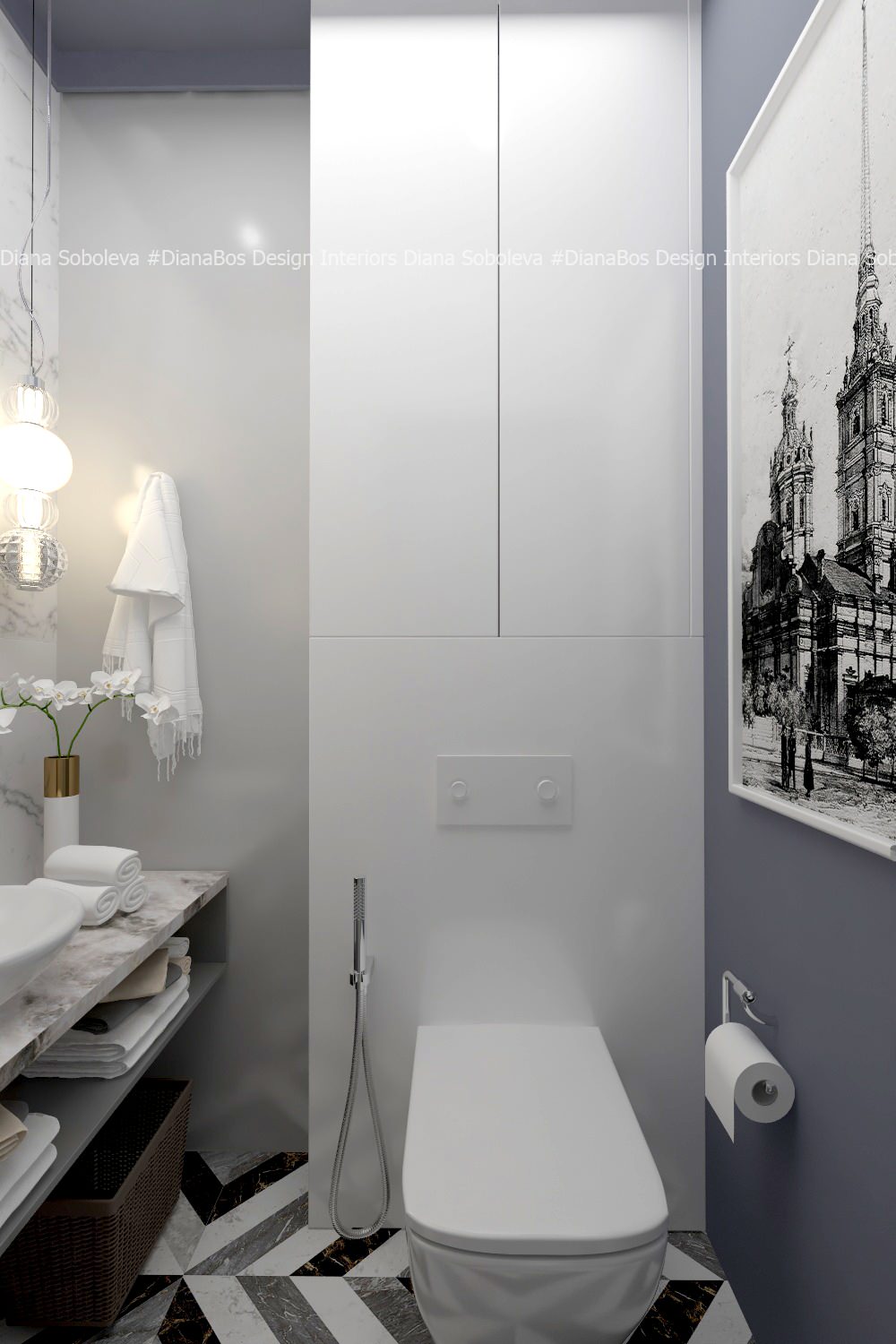 Обложка проекта: Пространство гостевого санузла