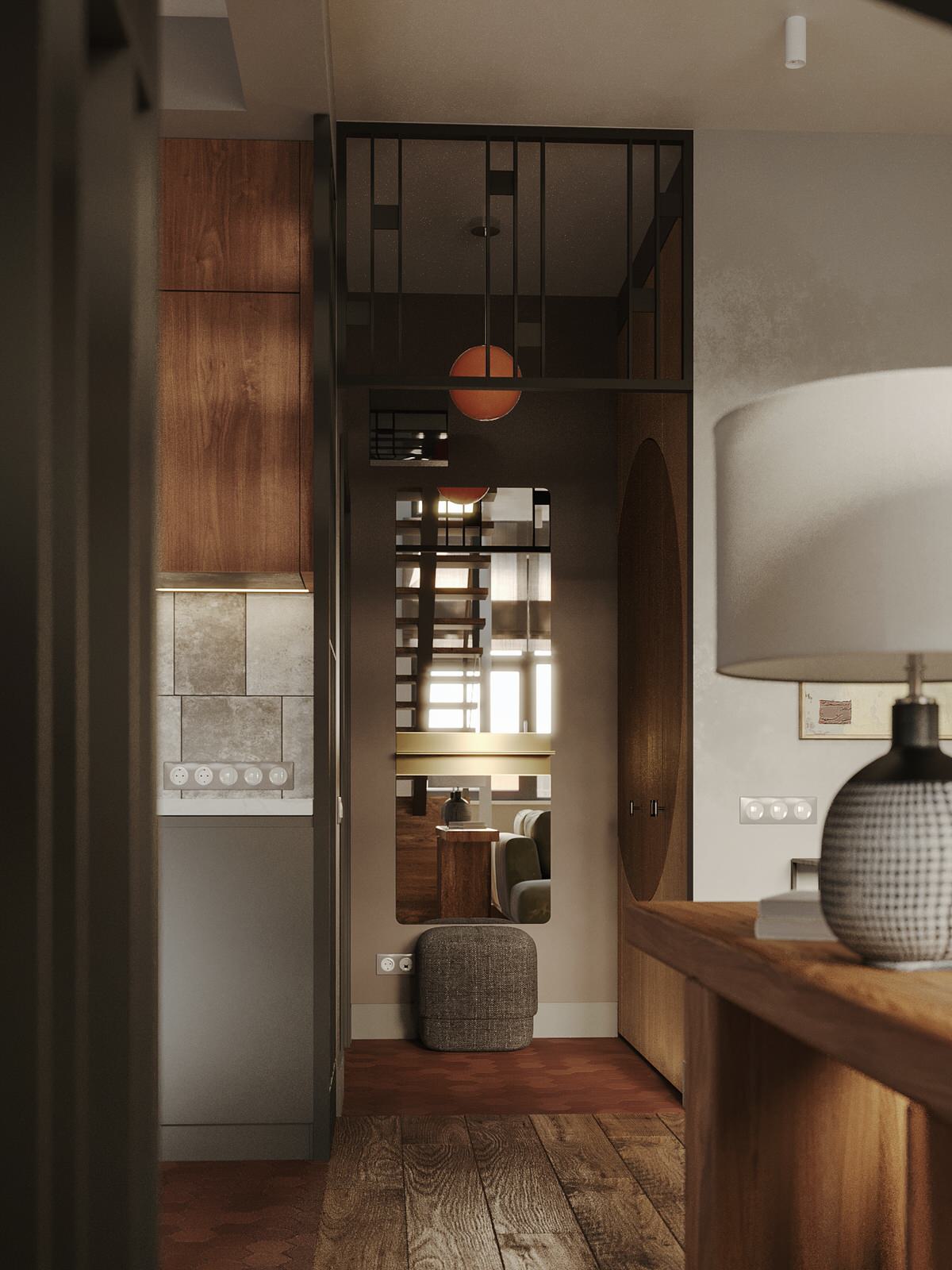 Двухуровневая квартира для загородной жизни в комфортных условиях