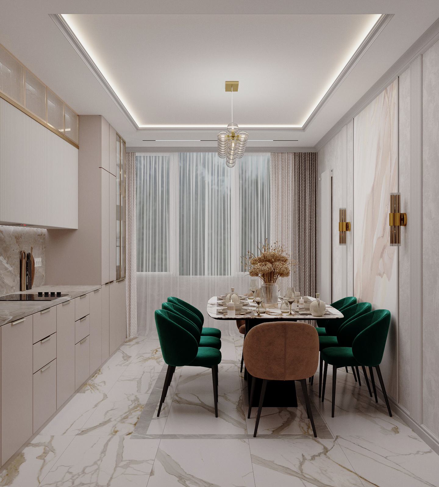 ЖК Белая дача (108 m²)