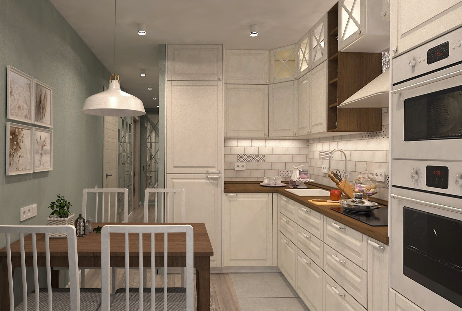 Трёхкомнатная квартира 63 кв м в Зеленограде