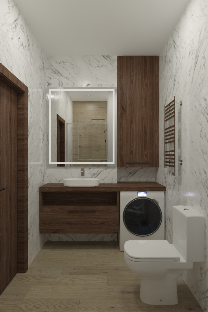 Дизайн и ремонт двухкомнатной квартиры (м. Некрасовка)