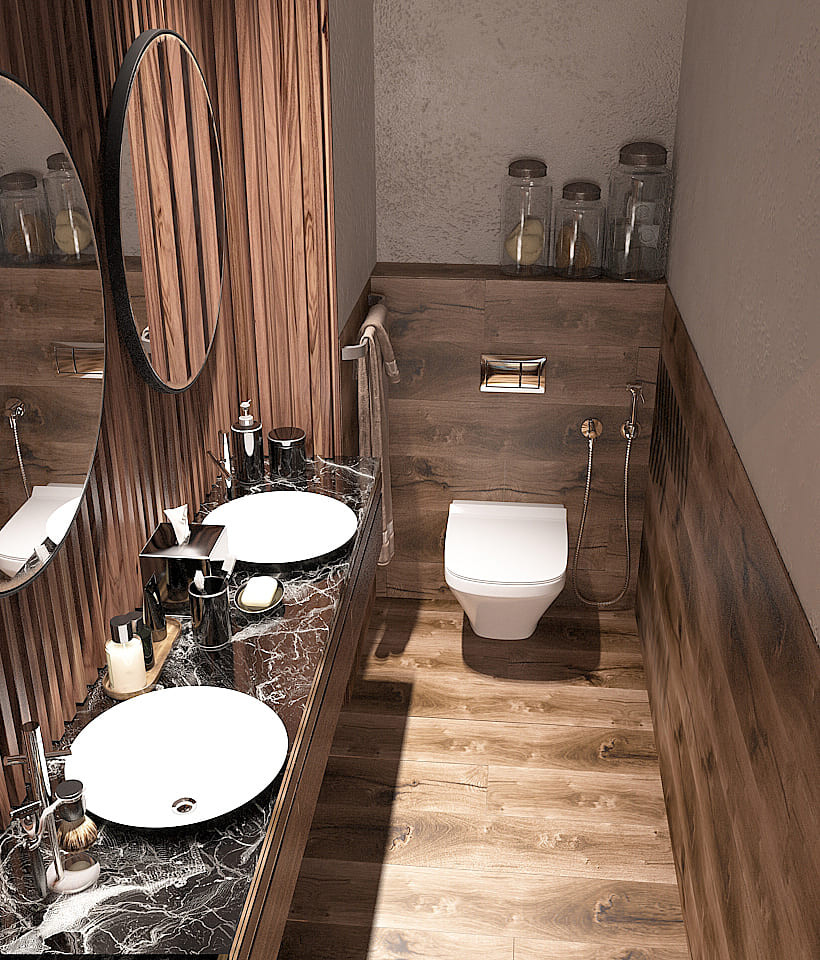 Коттедж. Шале на Волге