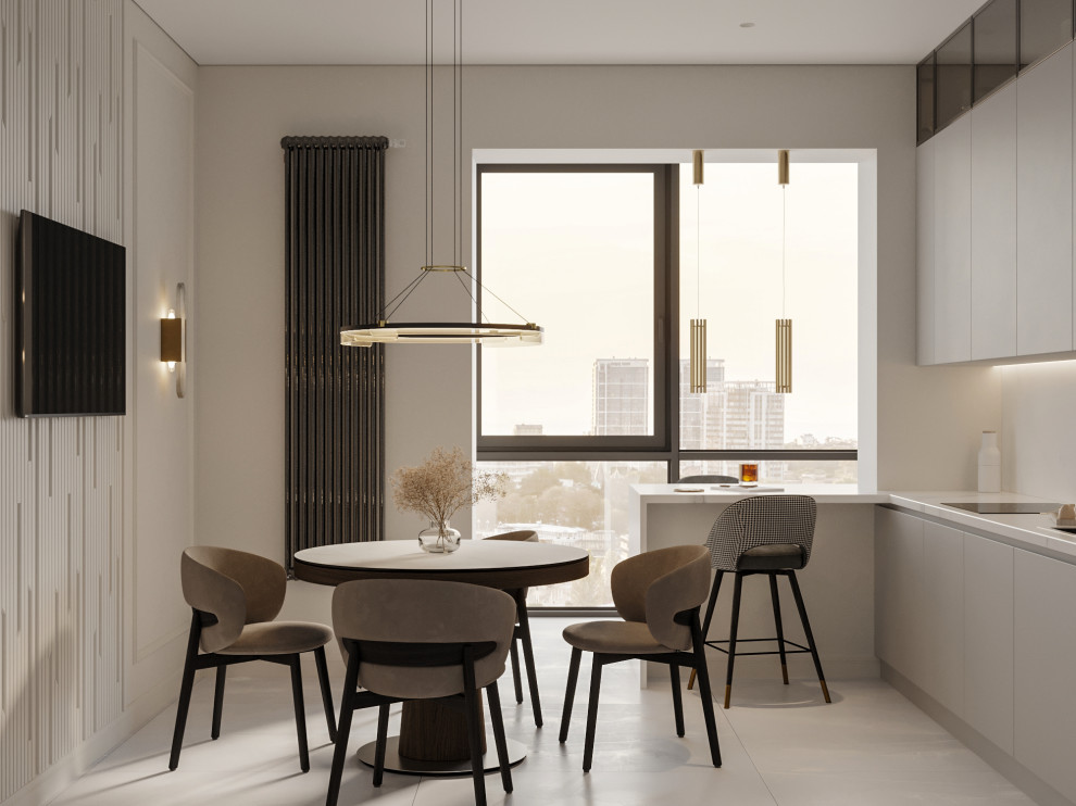 Современная квартира в Москве 78 м²