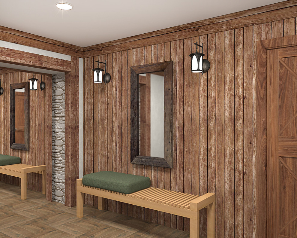 Сауна в русском стиле