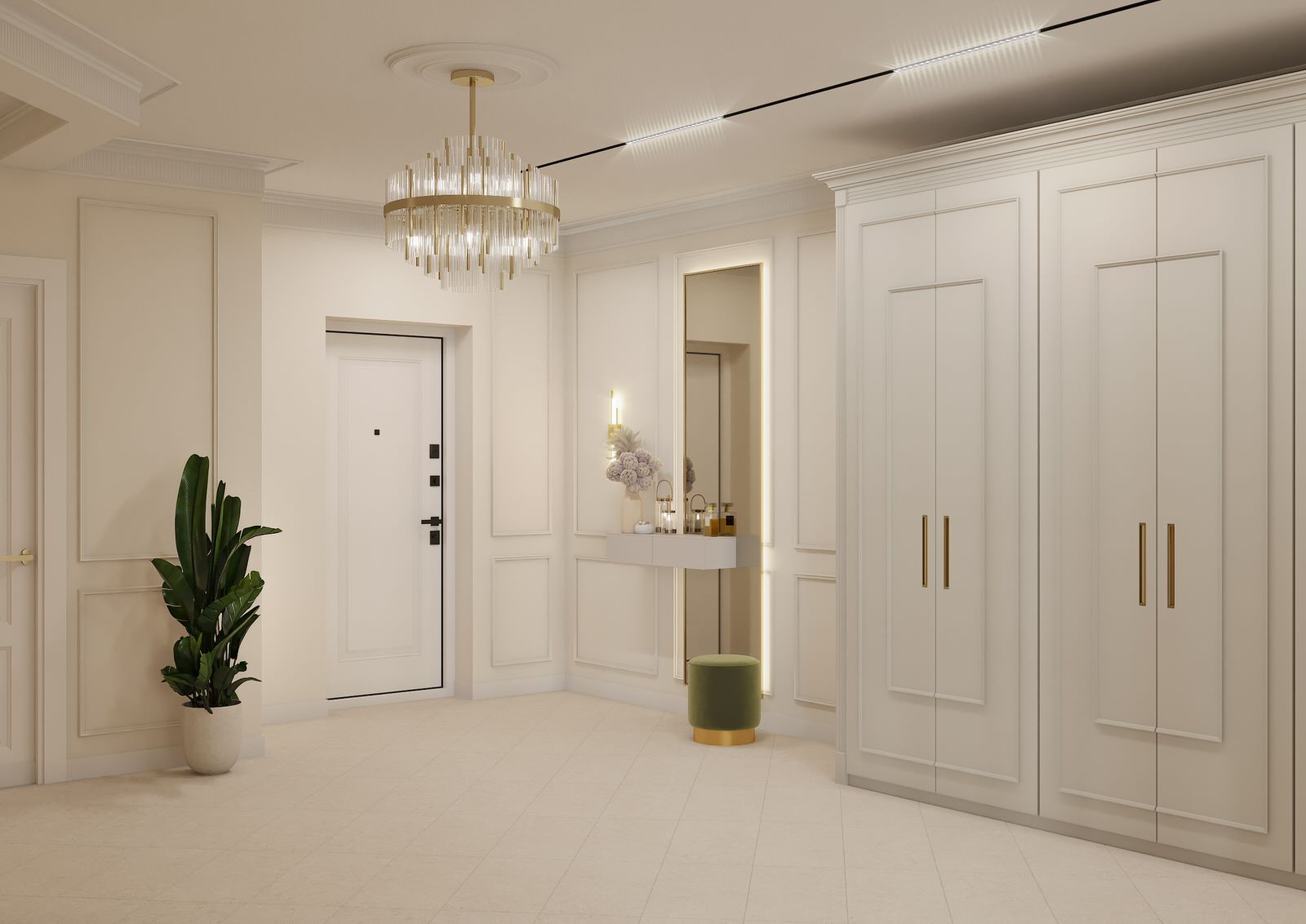 Прихожая в современной классике