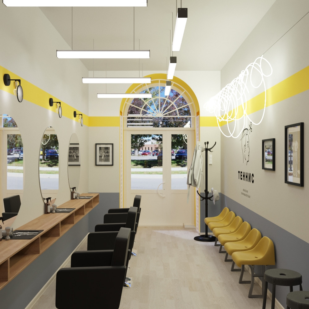 Мужская парикмахерская "Теннис"