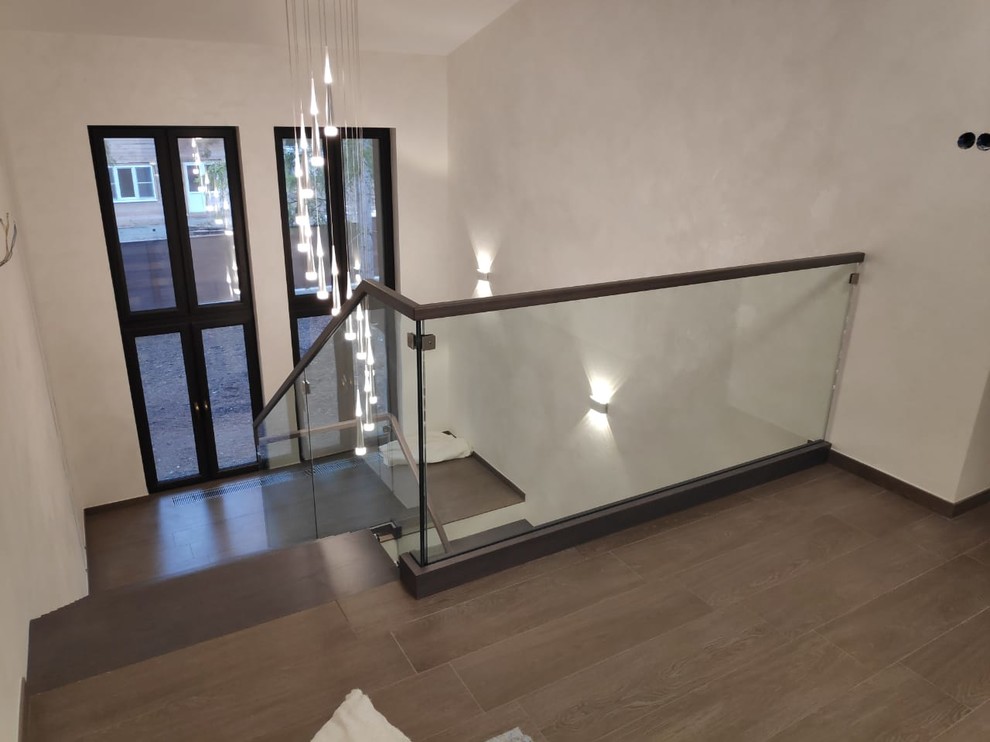 больцевая лестница в загородном доме