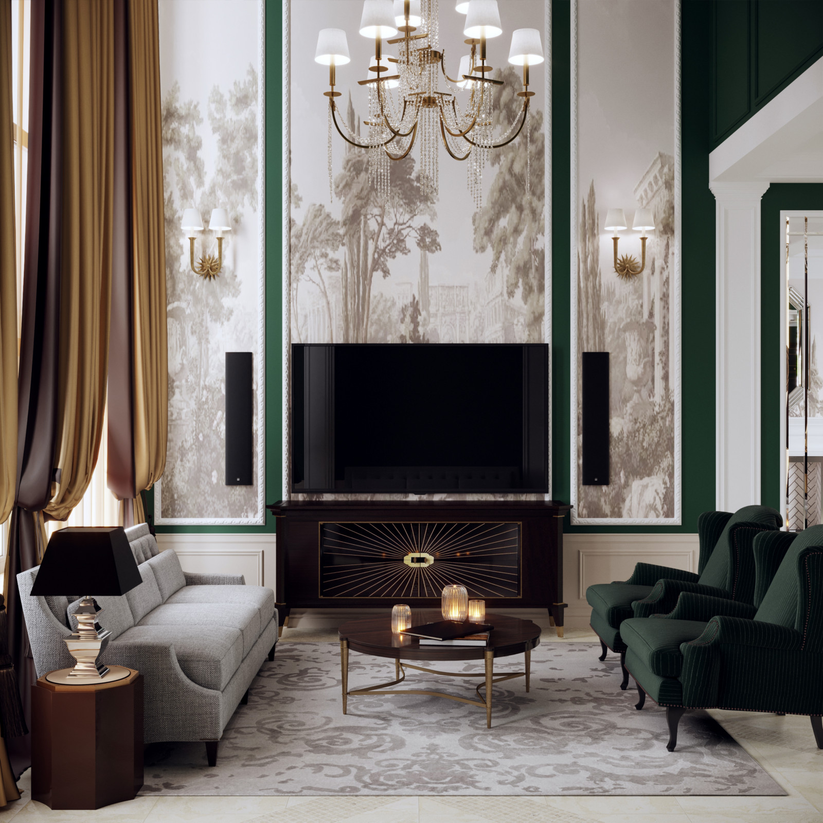 Интерьер загородного дома