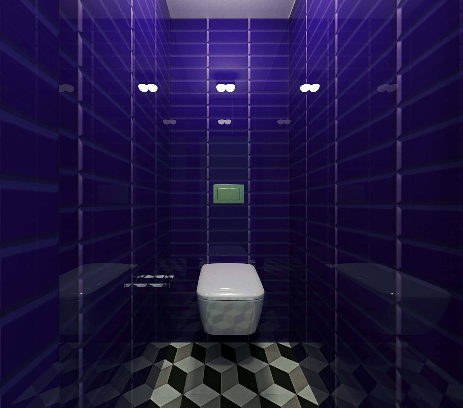 3D-Визуализация проекта трёхкомнатной квартиры на ул.Барвихинская в Москве